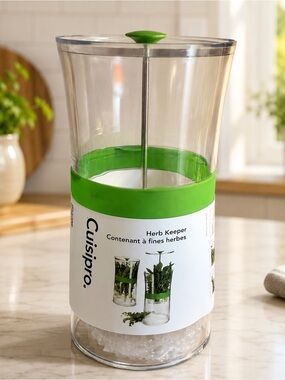 Cuisipro Original Herb Keeper Keeps Herbs Fresh Storage Container
